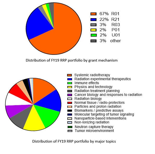 Distribution of Research Areas for RRP